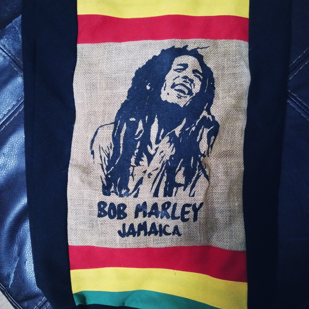 Bob Marley handmade book bag